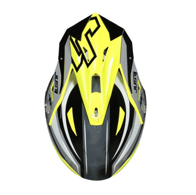 Мотошолом Just1 J39 Revo Grey Yellow Fluo Black Matt M