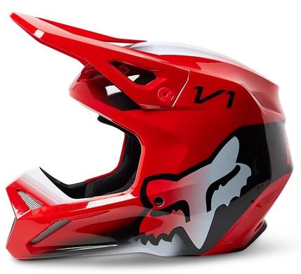 Мотошлем FOX V1 TOXSYK HELMET Flo Red L