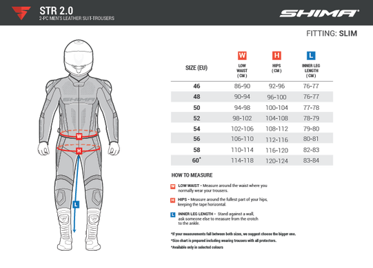Мотоштани Shima STR 2.0 Black/ Red XL