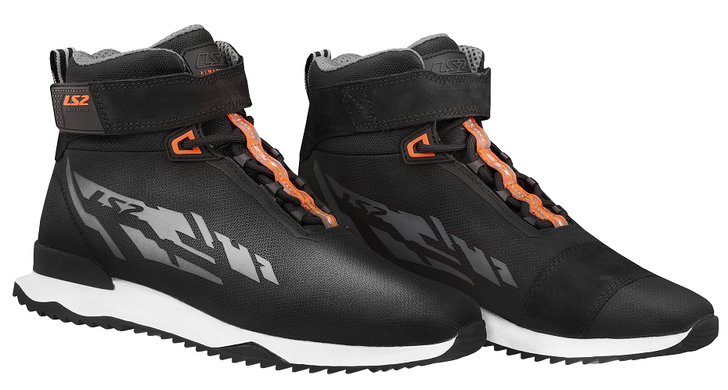 Моточеревики LS2 Acrux Man Boots Black Hi-Vis Orange 44