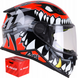 Мотошлем детский LS2 FF812 Kid Punk Grey Red L
