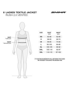 Мотокуртка Shima Rush 2.0 LADY VENT Black XS
