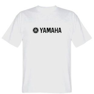 Мотофутболка Yamaha White Black S