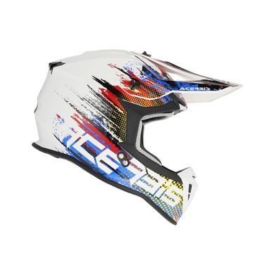 Мотошолом ACERBIS LINEAR 2206 white blue red L