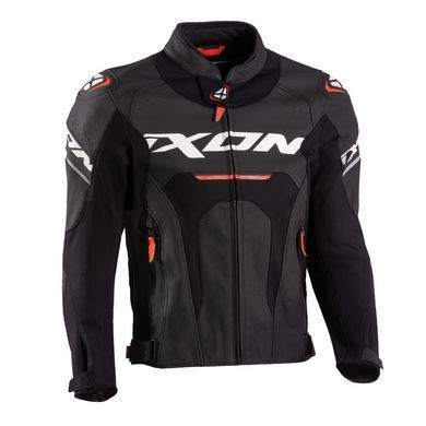 Мотокуртка IXON JACKAL JKT Black White Red