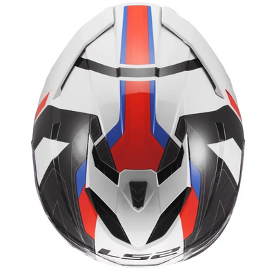Мотошолом LS2 FF818 Storm 3 Sporty White Blue Red S