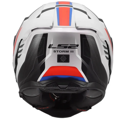 Мотошолом LS2 FF818 Storm 3 Sporty White Blue Red S