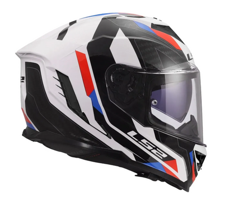 Мотошолом LS2 FF818 Storm 3 Sporty White Blue Red S