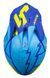 Мотошолом Just1 J39 Poseidon Fluo Yellow Blue