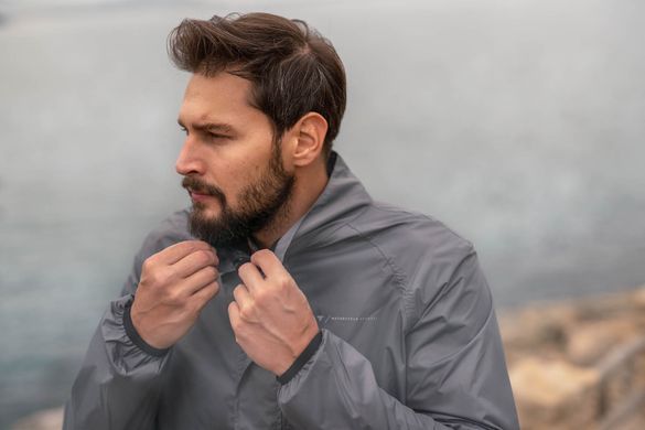 Мотодождевик куртка SHIMA RainShell Men Grey L