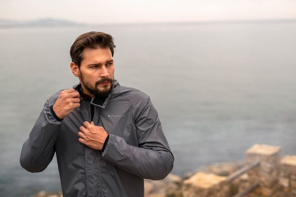 Мотодождевик куртка SHIMA RainShell Men Grey L