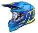 Мотошолом Just1 J39 Poseidon Fluo Yellow Blue