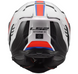 Мотошолом LS2 FF818 Storm 3 Sporty White Blue Red S