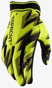 Рукавички 100% RIDEFIT Glove [Fluo Yellow], M (9)