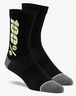 Мотошкарпетки Ride 100% RYTHYM Merino Wool Performance Socks Black, L/XL