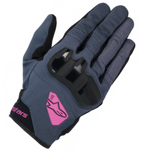 Моторукавички Alpinestars STELLA Chrome Asphalt/Black/Purple S