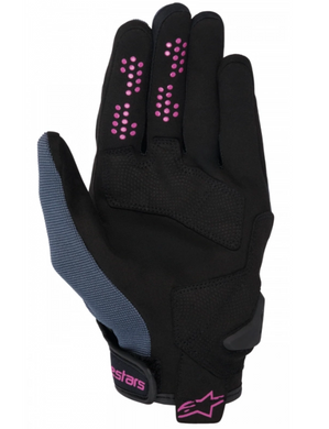 Моторукавички Alpinestars STELLA Chrome Asphalt/Black/Purple S