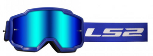 Маска кросова LS2 CHARGER Blue Mirror Lens
