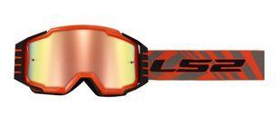 Маска кросова LS2 Charger Pro Goggle Hi-Vis Orange with Iridium Visor