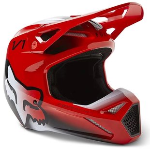 Мотошлем FOX V1 TOXSYK HELMET Flo Red XXL