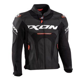 Мотокуртка IXON JACKAL JKT Black White Red