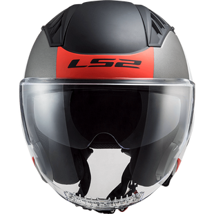 Мотошлем LS2 OF600 Copter Urbane Matt White Red