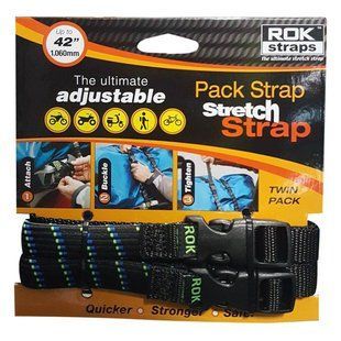 Ремені багажні Oxford ROK Straps MD 16mm Adj Black Blue Green
