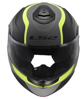 Мотошолом LS2 FF908 Strobe II Monza Matt Black H-V Yellow XS