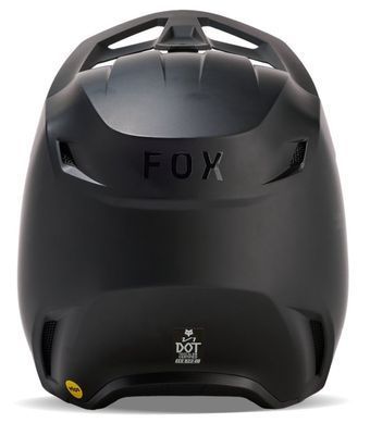 Мотошолом FOX V1 SOLID HELMET Matte Black, XS