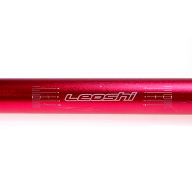 Руль 22 красный Leoshi 4mm алюминий марки 6061 AW5112
