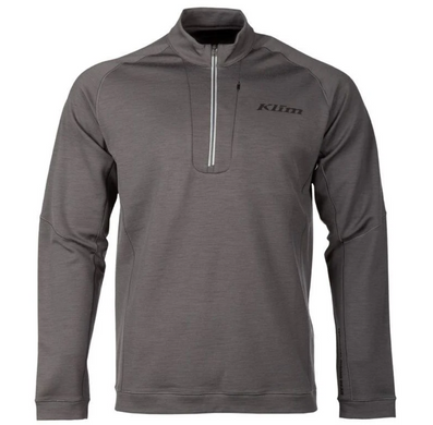 Светер KLIM Teton Merino Wool 1/4 Zip SM Asphalt