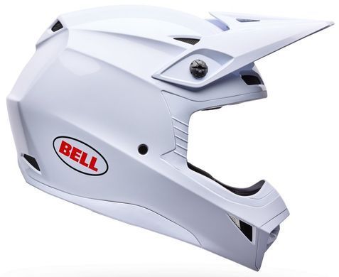 Мотошолом BELL MX-10 - SOLID White XXL