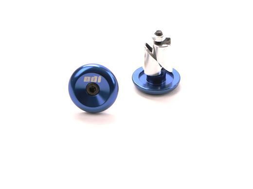 Баренди ODI Aluminium End Plugs w/Lasered Logo BLUE