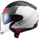 Мотошлем LS2 OF600 Copter Urbane Matt White Red
