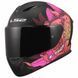 Мотошолом LS2 FF820 Rapid III POPPIES II Black Pink S