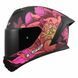 Мотошолом LS2 FF820 Rapid III POPPIES II Black Pink S
