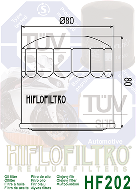 Фильтр масляный HIFLO FILTRO HF202