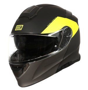 Мотошолом Origine Delta Basic Virgin Fluo Yellow Black Titanium Matt