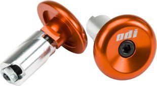 Баренди ODI Aluminium End Plugs w/Lasered Logo ORANGE