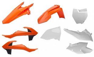 Пластик Polisport MX kit - KTM (16-) Orange/White KTM