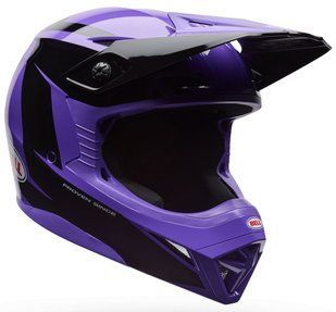 Мотошолом BELL MX-10 - TALON Purple L
