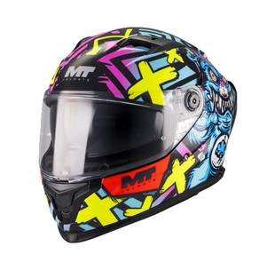 Мотошлем MT BRAKER SV CRAZY TEDDY B7 Gloss L