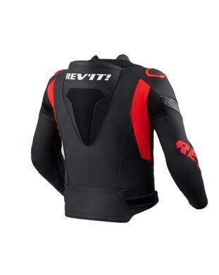 Куртка REV'IT ARGON 3 PRO кожа black/neon red 48