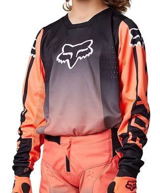 Детская джерси FOX YTH 180 LEED JERSEY Flo Orange YL