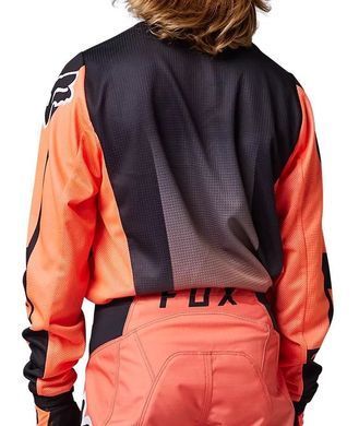 Детская джерси FOX YTH 180 LEED JERSEY Flo Orange YL