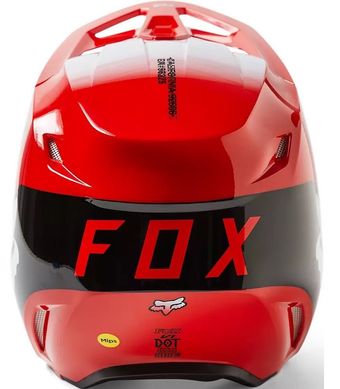 Мотошолом FOX V1 TOXSYK HELMET Flo Red XL