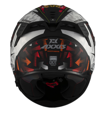 Мотошолом AXXIS HAWK SV EVO SKETCHBOOK B2 Matt L