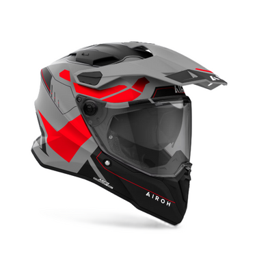Мотошолом AIROH COMMANDER 2 REVEAL red fluo matt L