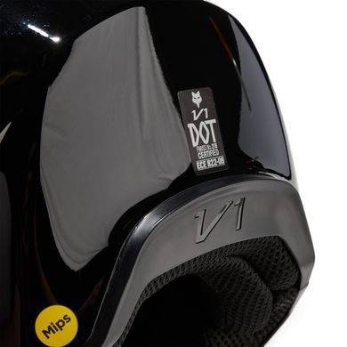 Мотошолом FOX V1 SOLID HELMET Black, XL