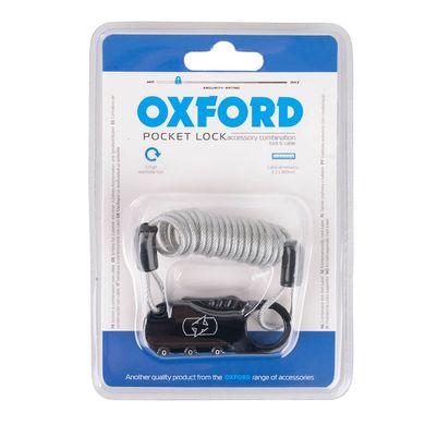 Трос для шолома Oxford Pocket Lock 2.2 x 900mm